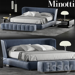 Bed - Minotti creed bed 