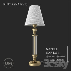 Table lamp - KUTEK _NAPOLI_ NAP-LG-1 
