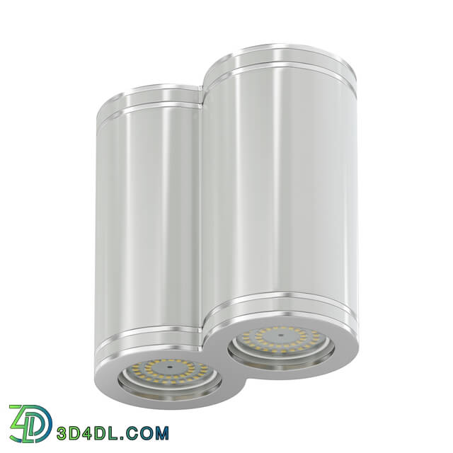 CGaxis Vol114 (55) double white cylindrical light