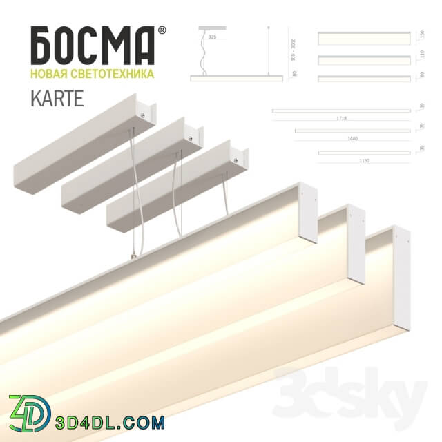 Technical lighting - KARTE _ BOSMA