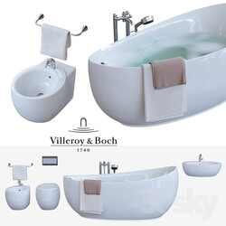 Bathtub - Set of plumbing Villeroy _amp_ Boch Aveo 