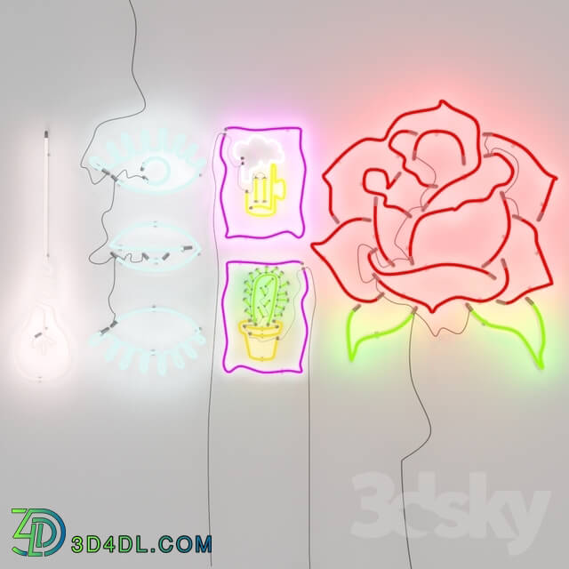 Wall light - Wall Neon Lamps