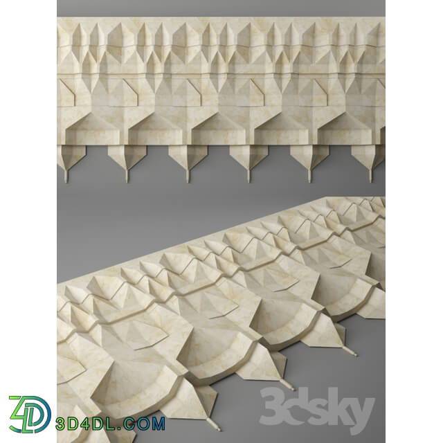 Decorative plaster - stalactite