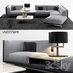 Sofa - Visionnaire Legend L sofa set 