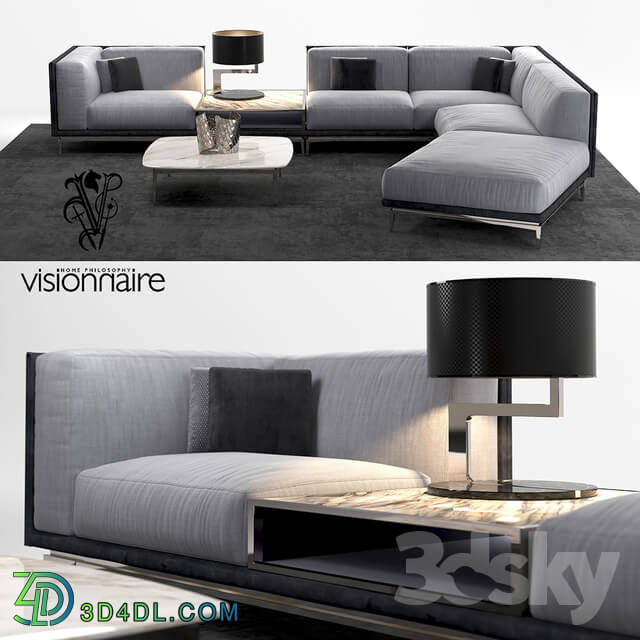 Sofa - Visionnaire Legend L sofa set