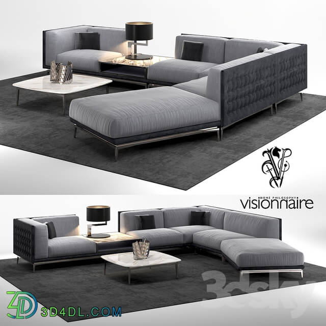 Sofa - Visionnaire Legend L sofa set