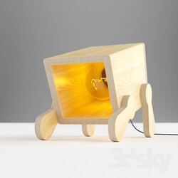 Table lamp - polywood table light DIY 