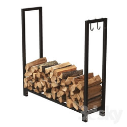 Fireplace - Firewood Storage Rack 2 