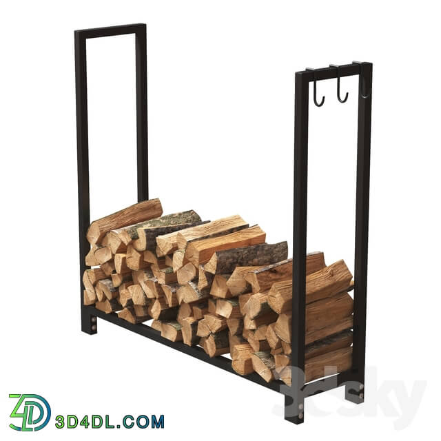 Fireplace - Firewood Storage Rack 2