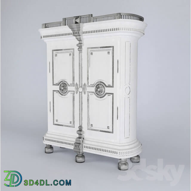Wardrobe _ Display cabinets - Classic wight