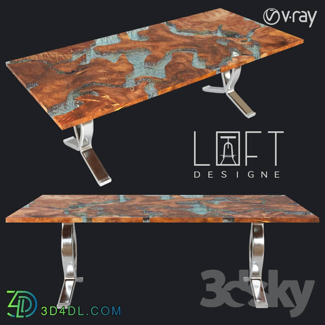 Table - Table LoftDesigne 6208 model