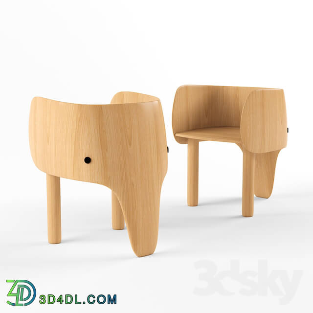 Table _ Chair - Elephant table _ chair set