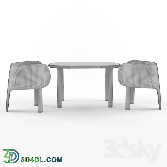 Table _ Chair - Elephant table _ chair set