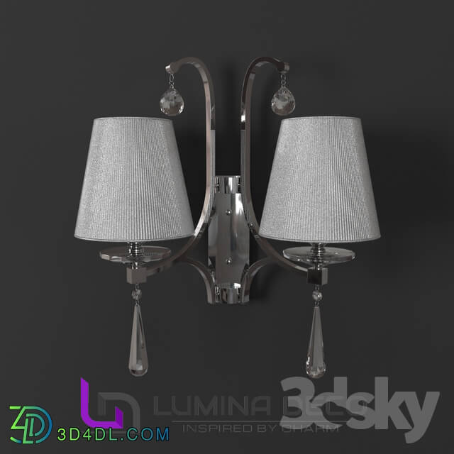 Wall light - _OM_ Bra Lumina Deco Venisia chrome