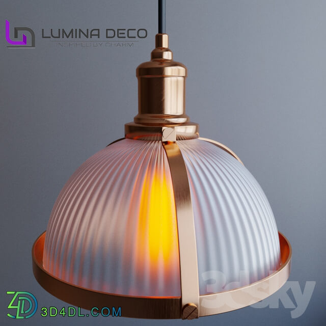 Ceiling light - _OM_ Suspension Lumina Deco Brico bronze