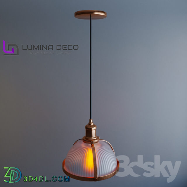 Ceiling light - _OM_ Suspension Lumina Deco Brico bronze