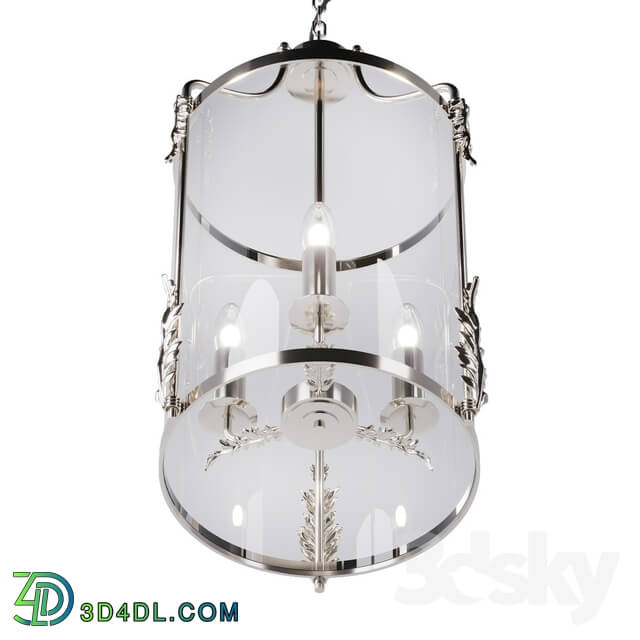 Ceiling light - Suspended AM Lamp Nikel lamp_ art. 5223 by Pikartlights