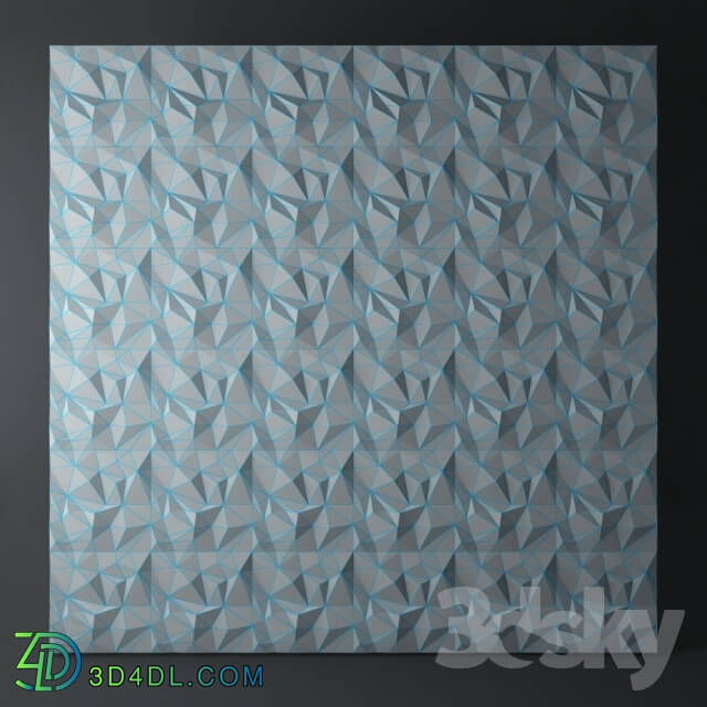 Other decorative objects - trianguler 3d wall