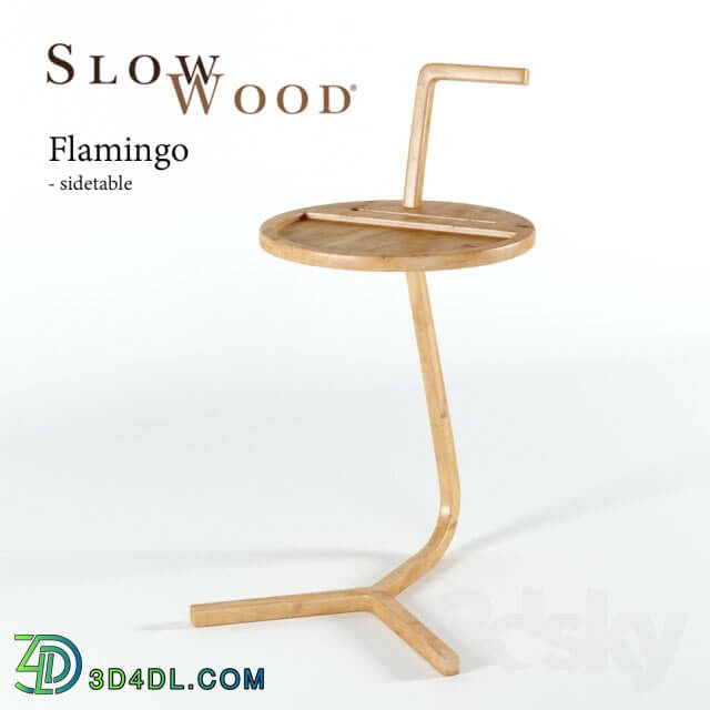 Table - SlowWood Flamingo side table
