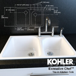 Sink - Purist faucet and sink Executive Chef Kohler 