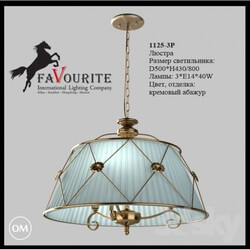Ceiling light - Favourite 1125-3 p chandelier 