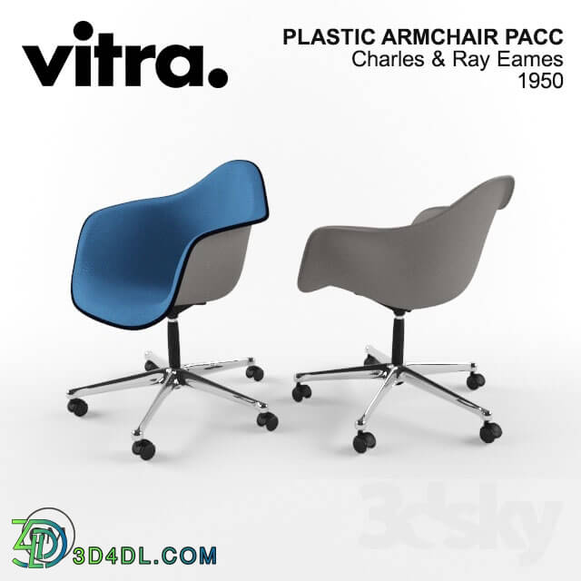 Arm chair - VITRA EAMES PLASTIC ARMCHAIR PACC