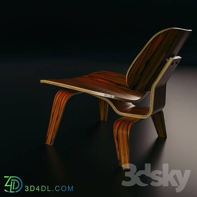 Arm chair - Eames_ Molded Plywood Lounge Chair