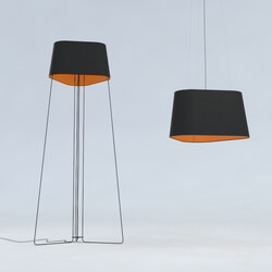 Floor lamp - Floor and ceiling lamp - Trinitas by Dogg Design 