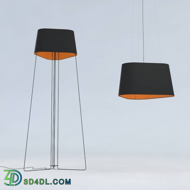 Floor lamp - Floor and ceiling lamp - Trinitas by Dogg Design