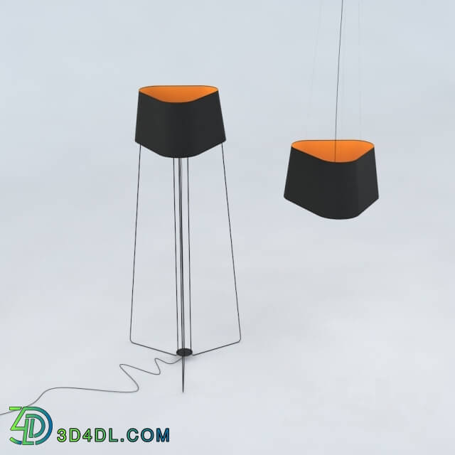 Floor lamp - Floor and ceiling lamp - Trinitas by Dogg Design