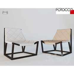 Arm chair - Potocco Tenso 