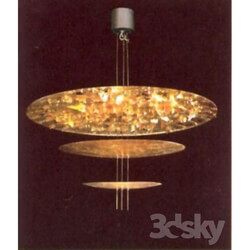 Ceiling light - Chandelier Maccina della luce 4 disk 