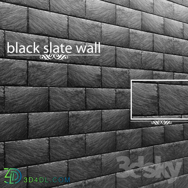 Other decorative objects - Slate. Wall.