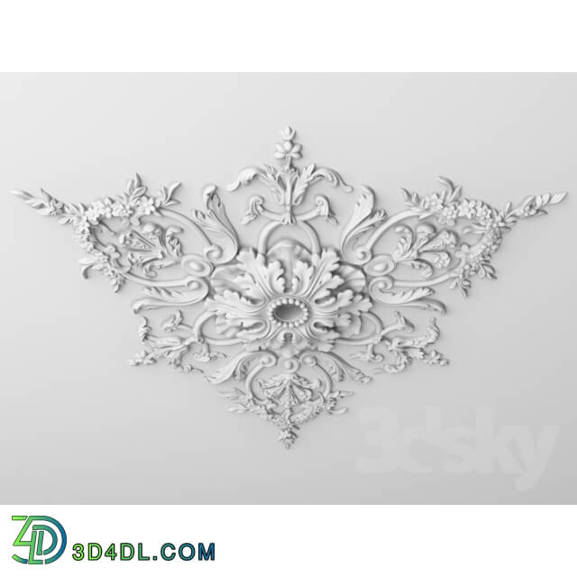 Decorative plaster - DR-159_D1050mm