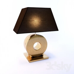 Table lamp - The lamp base with gold 