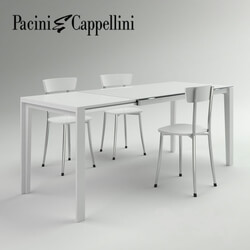 Table _ Chair - PACINI e CAPPELLINI 5418 and 5447 