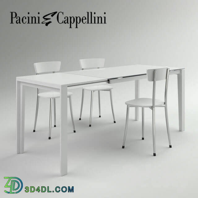 Table _ Chair - PACINI e CAPPELLINI 5418 and 5447