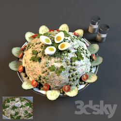 Food and drinks - Olivier salad 
