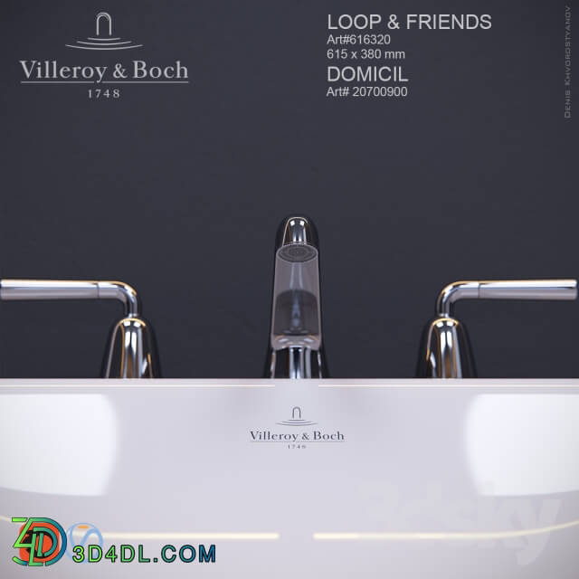 Wash basin - Villeroy _amp_ Boch - Loop _amp_ Friends - Domicil