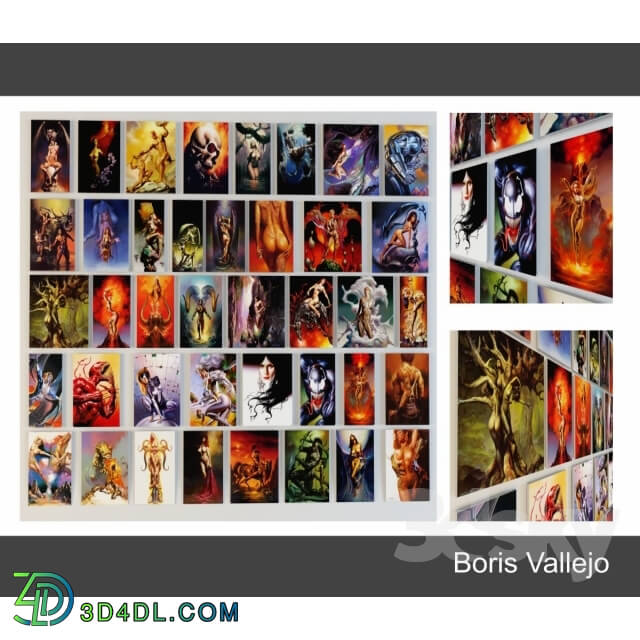 Frame - Graphics Boris Vallejo _40 pcs._