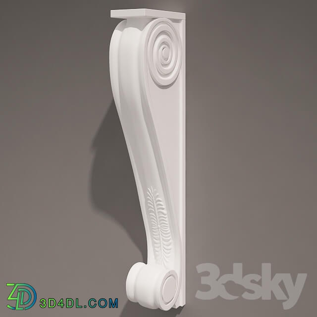 Decorative plaster - Antique bracket