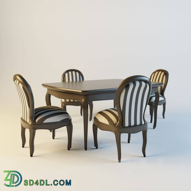 Table _ Chair - a set of dining room furniture