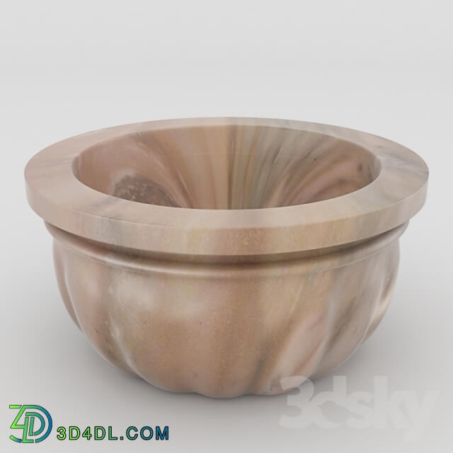 Wash basin - Qurna marble KM23