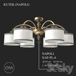Ceiling light - KUTEK _NAPOLI_ NAP-PL-6 