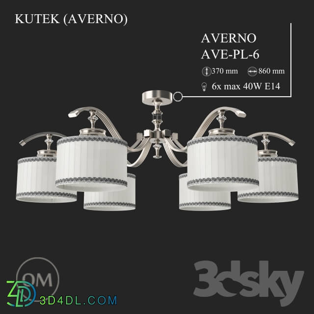 Ceiling light - KUTEK _AVERNO_ AVE-PL-6