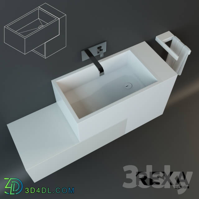 Wash basin - 02AR21D1 Rexa design Argo