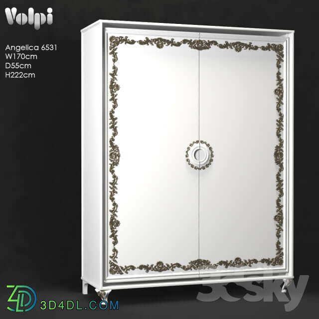 Wardrobe _ Display cabinets - Wardrobe Volpi_ Angelica 6531