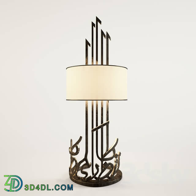 Table lamp - Alef Side Lamp by Iyad Naja