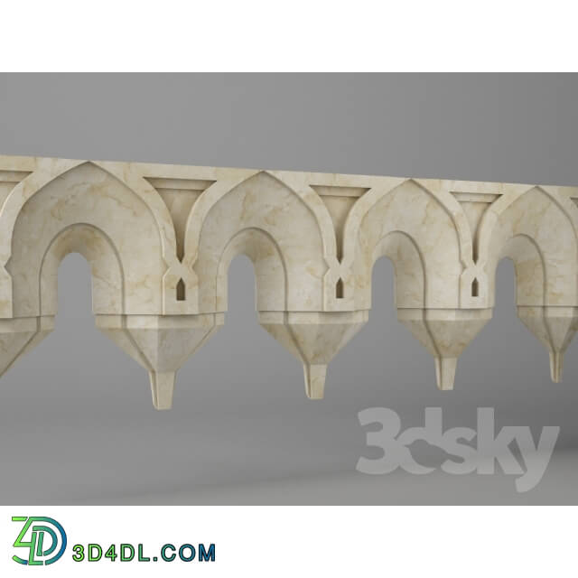 Decorative plaster - stalactite