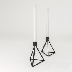 Other decorative objects - HM Triangle Candlestick 